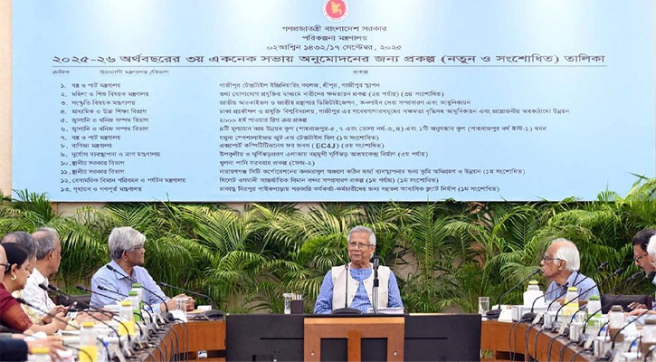 একনেকে ১৩টি প্রকল্প অনুমোদন, ব্যয় ৮,৩৩৩ কোটি টাকা