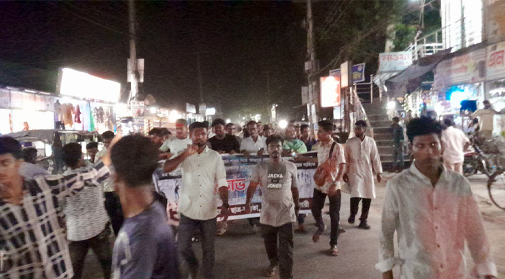 সোহাগ হত্যা ও সারাদেশে মব জাস্টিসের প্রতিবাদে ডিমলায় বিক্ষোভ মিছিল ও সমাবেশ