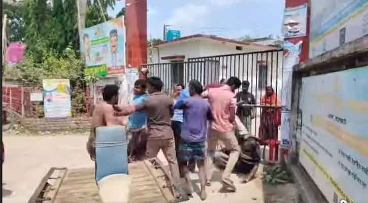 রোগীর উপর স্বাস্থ্য কমপ্লেক্সের সামনে অতর্কিত হামলা