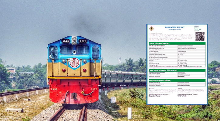 ট্রেনে ফিরতি ঈদযাত্রা : আজ ১০ জুনের টিকিট অনলাইনে বিক্রি চলছে