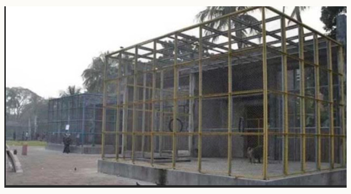 রাজশাহী চিড়িয়াখানায় খাঁচা আছে, প্রাণী নেই