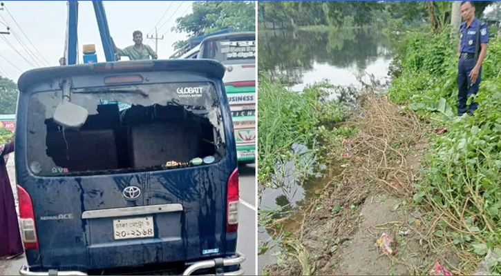 প্রবাসীকে আনতে গিয়ে সড়ক দুর্ঘটনায় একই পরিবারের ৭ জন নিহত