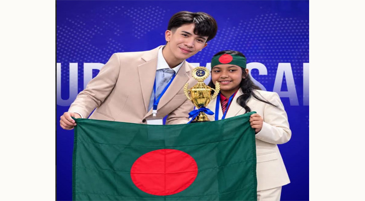 বিশ্বমঞ্চে কক্সবাজারের শিক্ষার্থী পূর্ণতা সাহার জোড়া গোল্ড মেডেল
