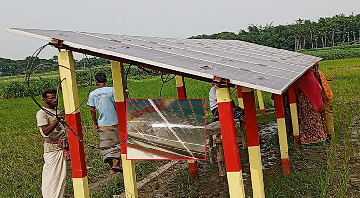 শৈলকুপায় সোলার প্যানেল নষ্টের ঘটনায় ২ লাখ টাকা জরিমানা