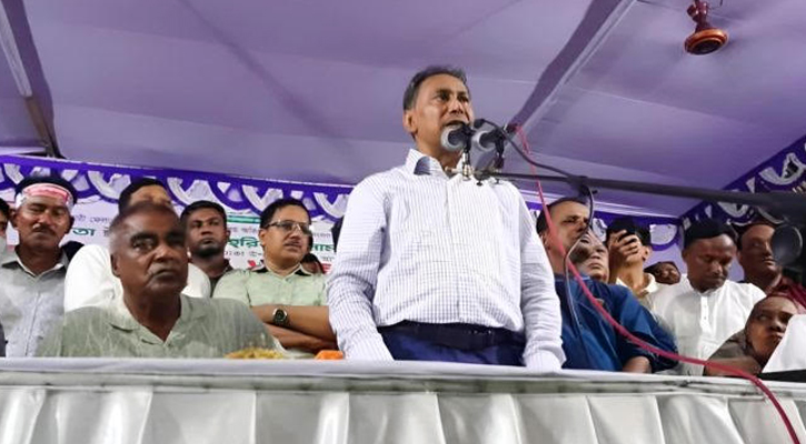 ১৮ বছর পর জলঢাকায় গণসংবর্ধনায় খালেদা জিয়ার ভাগ্নে তুহিন