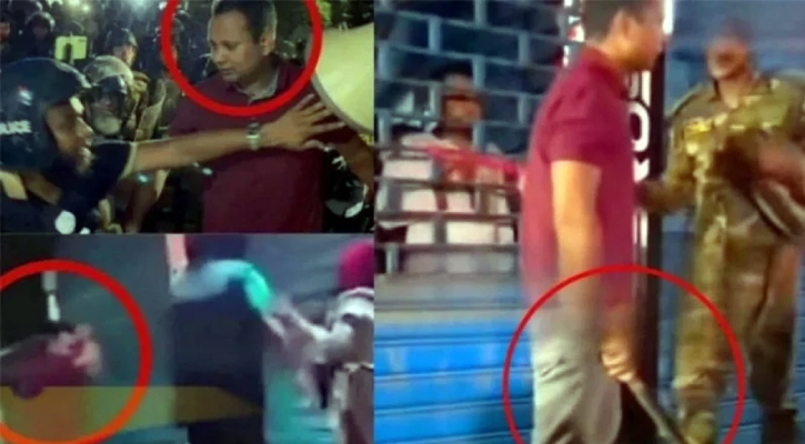 লাল টি-শার্টধারী যুবক পুলিশের কনস্টেবল: রাশেদ খানের দাবি
