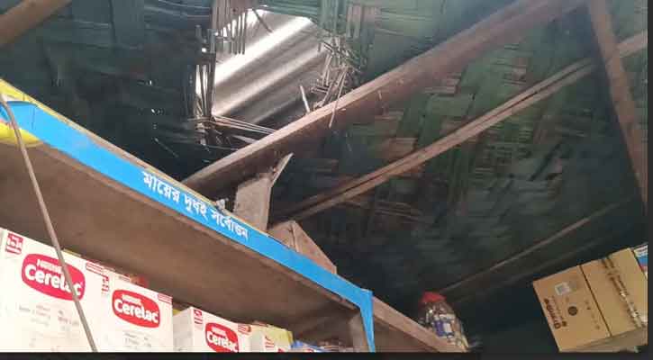 ধামরাইয়ে দোকানের চাল কেটে দুর্ধর্ষ চুরি: নগদ ৫০ হাজার টাকা লুট