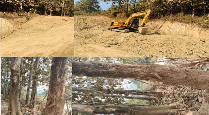 লামায় জোরপূর্বক জমি দখলের চেষ্টা