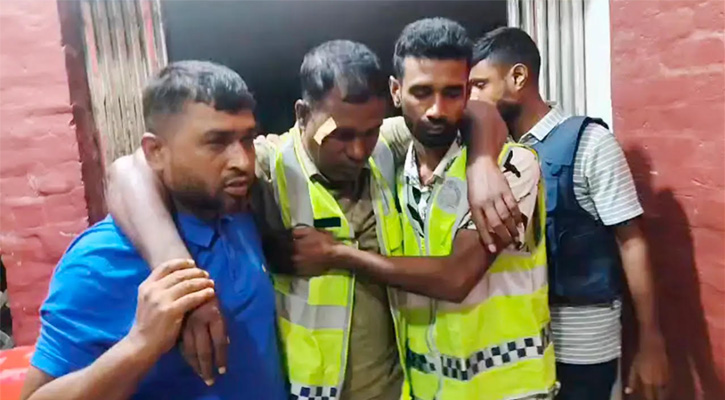 ভালুকায় আসামি ধরতে গিয়ে হামলার শিকার ২ পুলিশ সদস্য
