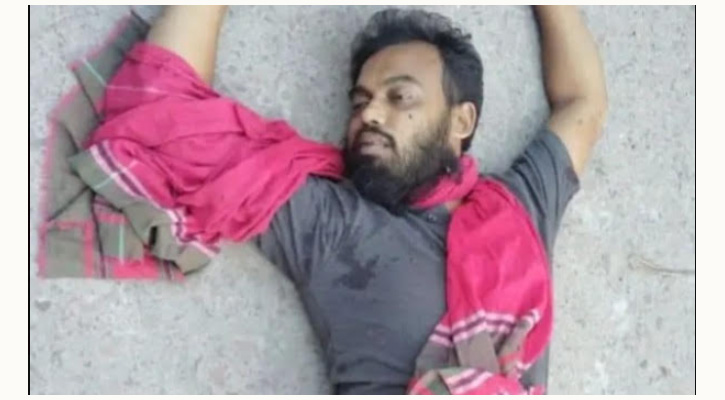 খুলনায় রাস্তায় পড়ে আছে গুলিবিদ্ধ যুবকের লাশ