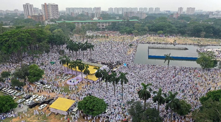 সোহরাওয়ার্দী উদ্যানে মহাসমাবেশে ১২ দফা ঘোষণা হেফাজতের
