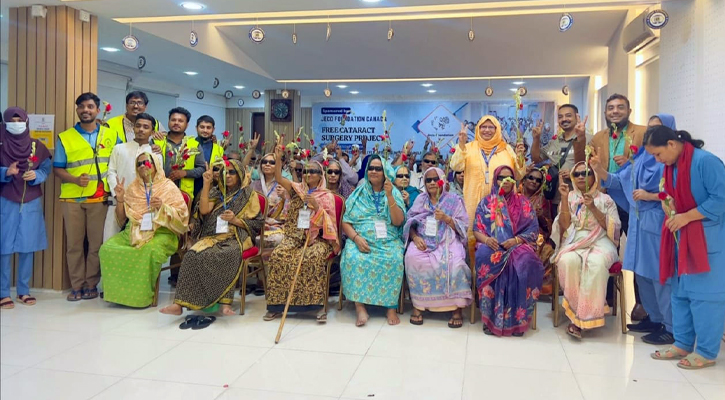 চতুর্থ ধাপে আল মুসাইদাহ ফাউন্ডেশনের ফ্রি চক্ষু ছানি অপারেশন সম্পন্ন