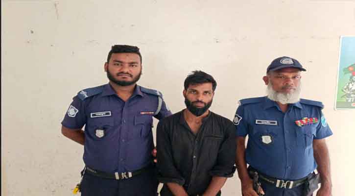 নগরকান্দায় গাঁজাসহ মাদক ব্যবসায়ী আটক