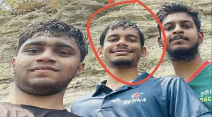 লামায় মাতামুহুরী নদীতে গোসলে নেমে  নিখোঁজ চমেক ছাত্র আব্দুল ওয়াদুদ সায়েম  বান্দরবান