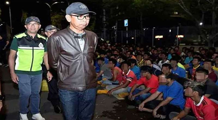 মালয়েশিয়ায় বাংলাদেশিসহ ১৮৪ অবৈধ অভিবাসী আটক