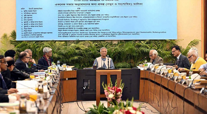 একনেকে ৭ হাজার ১৫০ কোটি টাকার ১২ প্রকল্পের অনুমোদন