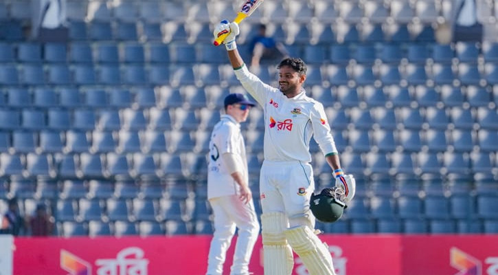 জয়ের সেঞ্চুরিতে চালকের আসনে বাংলাদেশ