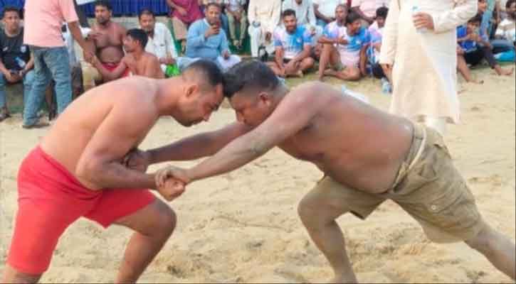 পহেলা বৈশাখ উপলক্ষে গ্রাম বাংলার ঐতিহ্যবাহী কাবাডি ও বলি খেলা অনুষ্ঠিত