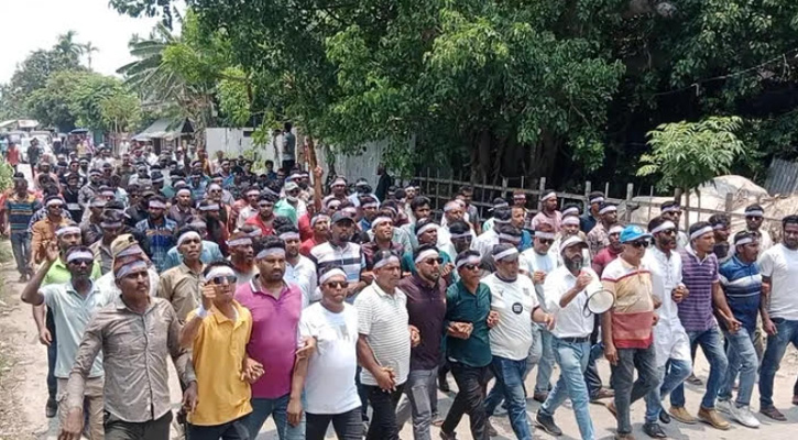 হত্যা মামলার তদন্ত চলাকালে আসামিপক্ষের বিক্ষোভ, উঠছে নানা প্রশ্ন
