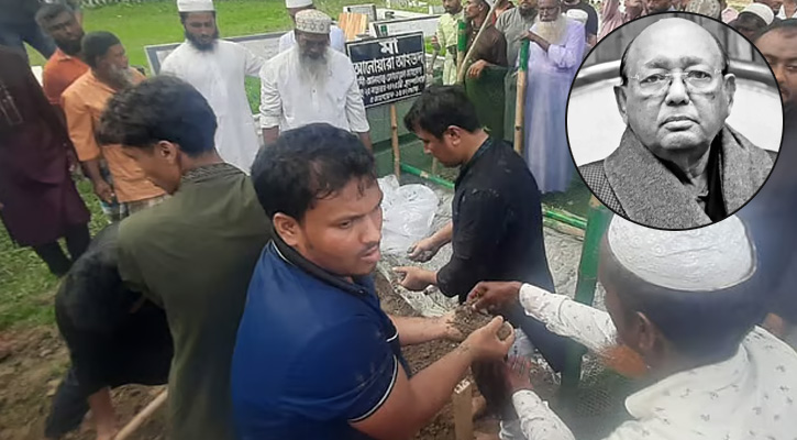 মা-বাবা ও স্ত্রীর পাশে চিরনিদ্রায় শায়িত তোফায়েল আহমেদ