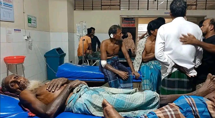 জমি নিয়ে বিরোধে দুই পক্ষের সংঘর্ষ, আহত-২০