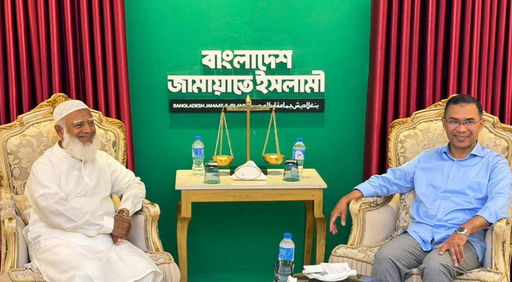 তারেক রহমানকে ভবিষ্যত প্রধানমন্ত্রী হিসেবে জামায়াত আমিরের অগ্রিম অভিনন্দন
