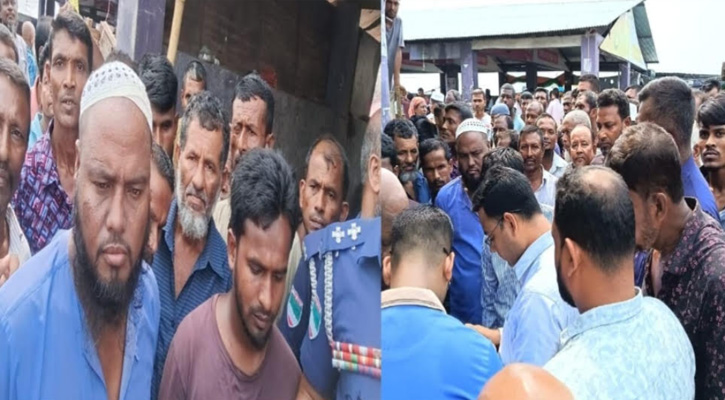 ফয়লা বাজারে পচা গরুর মাংস বিক্রি দুই ব্যবসায়ীকে জরিমানা