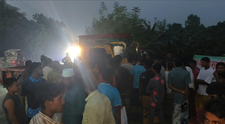 সিংড়ায় ভুটভুটির সঙ্গে সংঘর্ষে  মোটরসাইকেল আরোহী নিহত