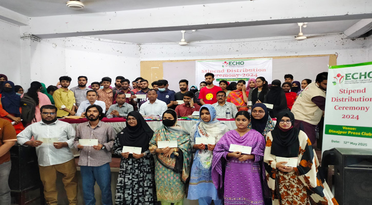 দিনাজপুরে ১০২ জন মেধাবী শিক্ষার্থী পেলো ইকো’র শিক্ষা বৃত্তি