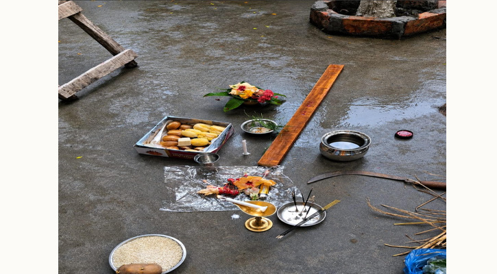 দাউদকান্দিতে ২০০ বছরের ঐতিহ্যবাহী শ্রীশ্রী মনসা দেবীর কাঠাম পূজা অনুষ্ঠিত