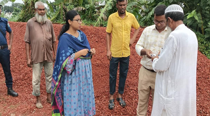 সিংড়ায় কৃষি জমি কেটে পুকুর খনন ৫০ হাজার টাকা জরিমান