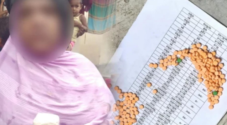 শিবালয়ে ২ হাজার পিস ইয়াবা উদ্ধার, নারী আটক