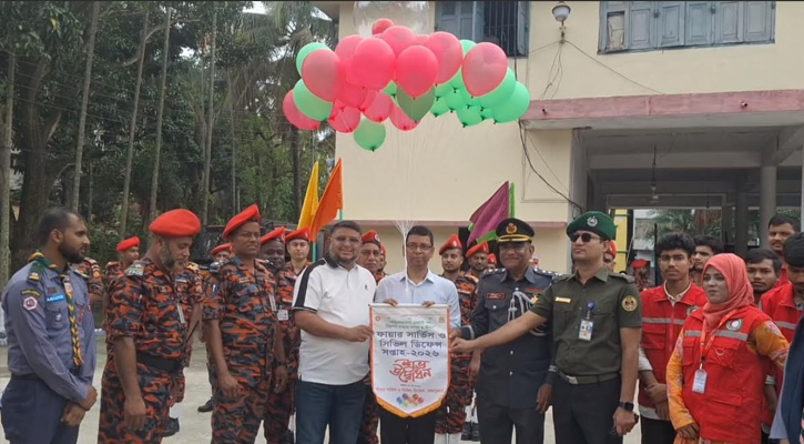 জয়পুরহাটে ফায়ার সার্ভিস ও সিভিল ডিফেন্স সপ্তাহের উদ্বোধন