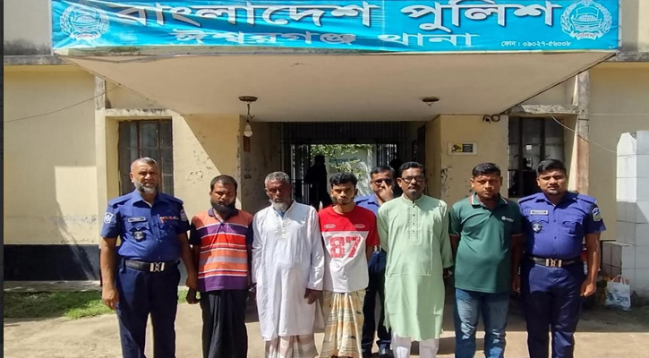 ঈশ্বরগঞ্জে নাশকতার মামলার আসামিসহ গ্রেফতার ৫