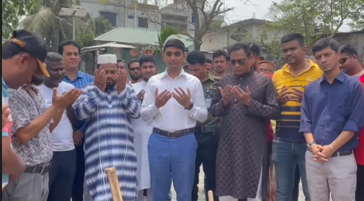ধামরাইয়ে ‘জুলাই ২৪ - শহীদ সাদ সড়ক’ নির্মাণকাজ উদ্বোধন