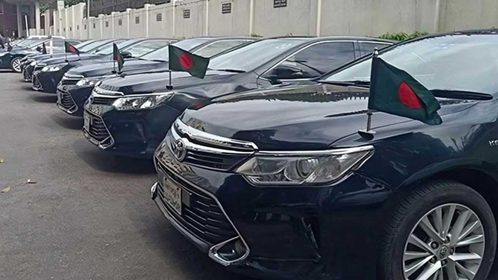নতুন মন্ত্রীদের জন্য প্রস্তুত ৩৭ গাড়ি, ফোন যাবে সকালে