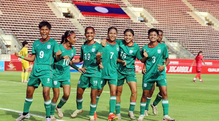 শক্তিশালী কোরিয়ার বিপক্ষে প্রথমার্ধে সমতায় বাংলাদেশ