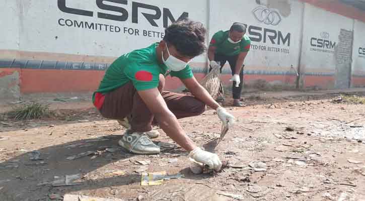 পরিচ্ছন্ন বাংলাদেশ গড়ার স্বপ্নে কাজ করছেন মো. নুরনবী হোসাইন
