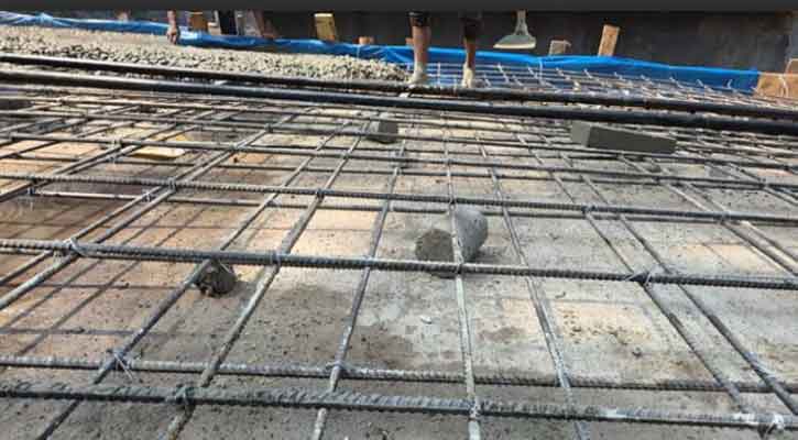 এলএসডি গোডাউনের ঢালাই কাজে অনিয়মের অভিযোগ