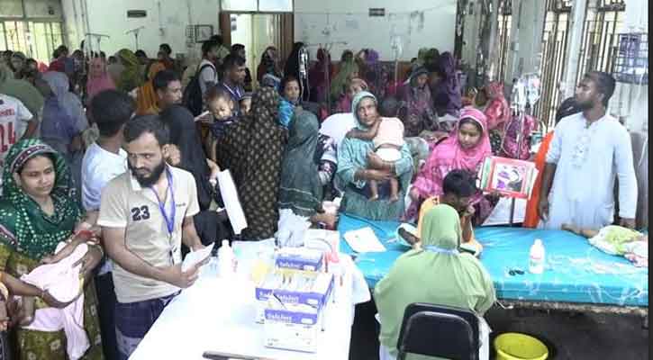 রাজশাহীতে হামে আক্রান্ত ৬৫%   শিশুর টিকা নেওয়ার বয়স হয়নি