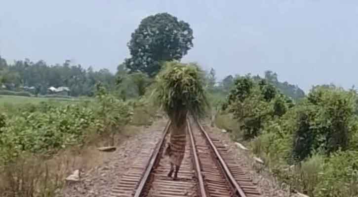 পাবনার ভাঙ্গুড়ার কৈউডাঙ্গায় রেলগেট না থাকায় ঝুঁকিতে চলছে সাধারণ মানুষ ও যানবাহন