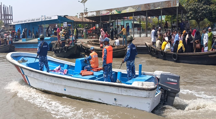 নৌপথে সার্বিক নিরাপত্তায় বাংলাদেশ কোস্ট গার্ড পশ্চিম জোন