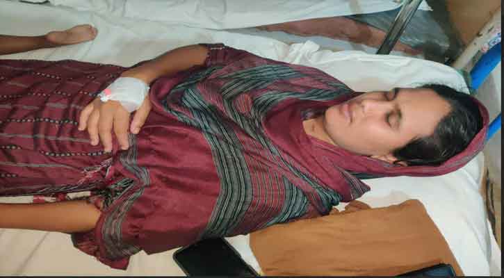 ভাসুর-ভাবির মারধরে গৃহবধূ আহত, হাসপাতালে ভর্তি