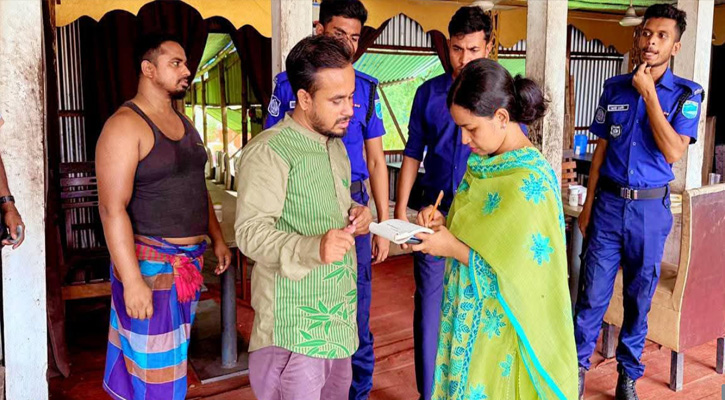 নগরকান্দায় অস্বাস্থ্যকর পরিবেশে খাদ্য উৎপাদনের দায়ে জরিমানা