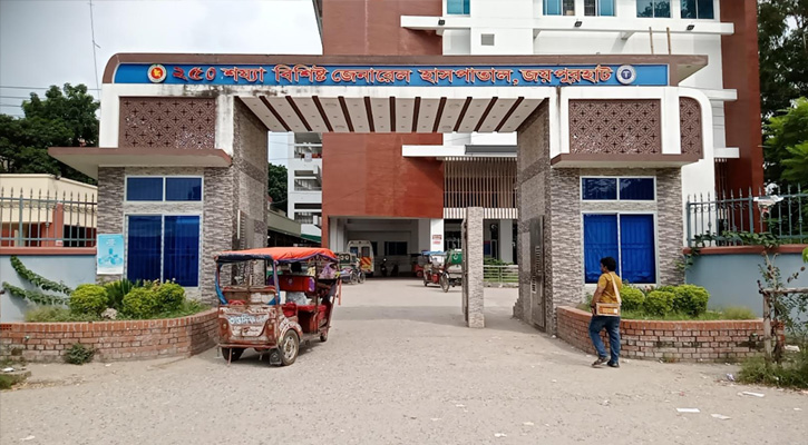 জয়পুরহাটে জেনারেল হাসপাতালের ৮ তলা থেকে পড়ে শ্রমিক নিহত