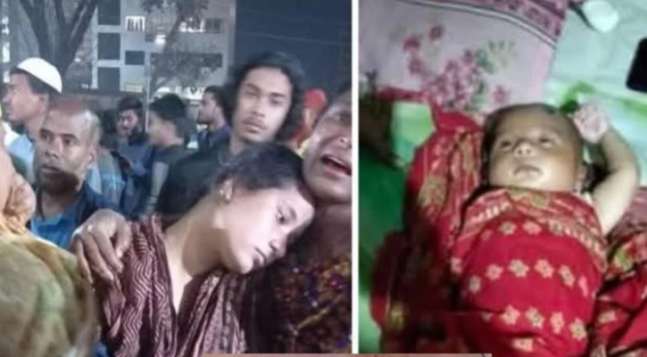 ঠাকুরগাঁয়ের হাসপাতাল থেকে  চুরি হওয়া শিশু গাজীপুরে উদ্ধার 