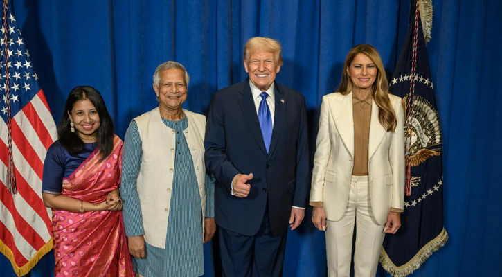 নিউইয়র্কে ট্রাম্পের সঙ্গে ড. ইউনূসের সাক্ষাৎ