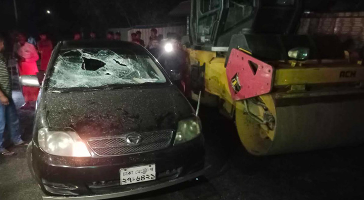 ঠিকাদারের গাড়িতে হামলা করে তিন লাখ টাকা ছিনতাই : আহত ৩