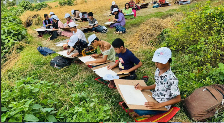 প্রকৃতির সান্নিধ্যে ব্রাহ্মণবাড়িয়া শিশু নাট্যমের ১১তম আর্ট ক্যাম্প উদ্বোধন