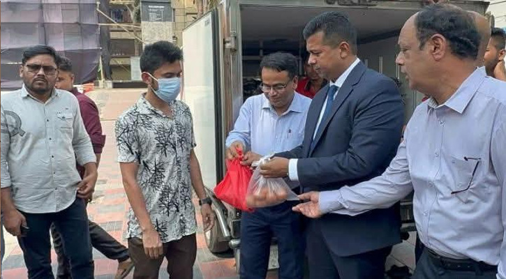 সুলভ মূল্যে দুধ,ডিম,গরু ও মুরগির মাংস বিক্রির কার্যক্রম শুরু